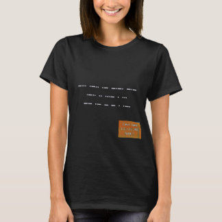 Message in Morse Code: Black Lives Matter. T-Shirt