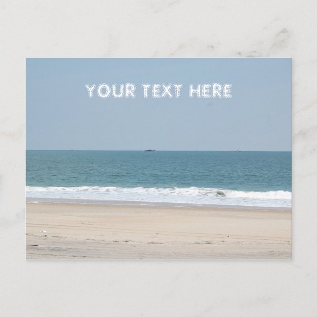 MESSAGE IN THE SKY - postcard (Front)