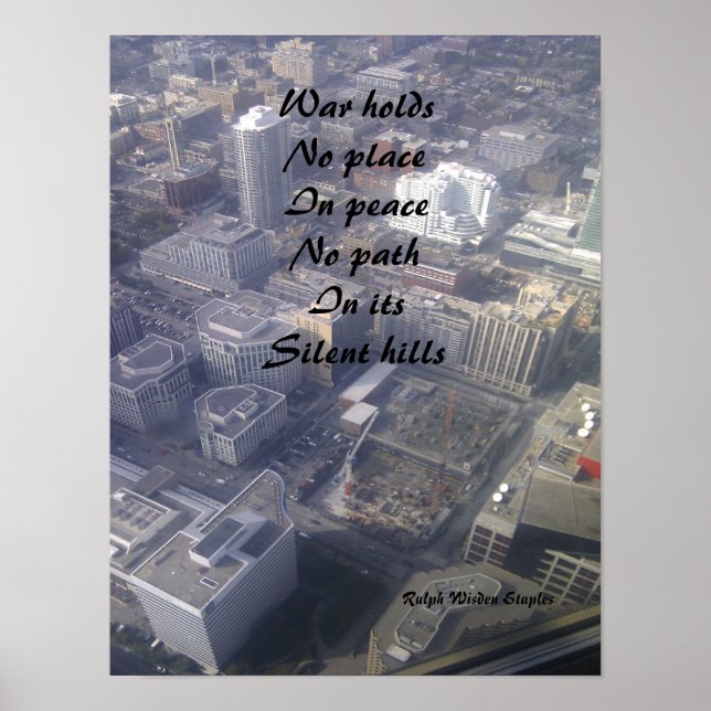 Message of peace posters (Front)