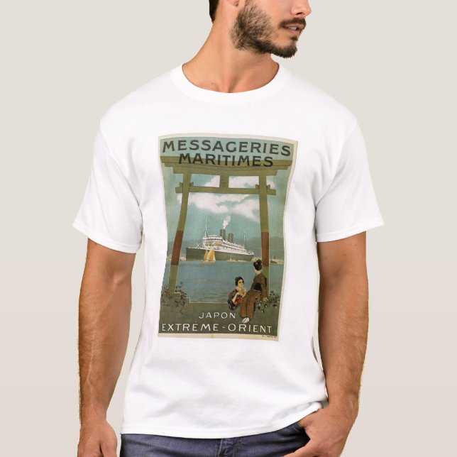 Messagreries Maritimes T-Shirt (Front)