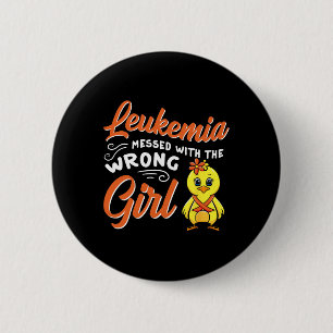 Messed With The Wrong Girl Chick Awareness Women  6 Cm Round Badge