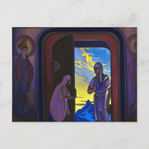 Messenger, 1946 by Nicholas Roerich Postcard