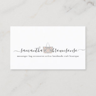 Messenger bag accessories online handmade business card
