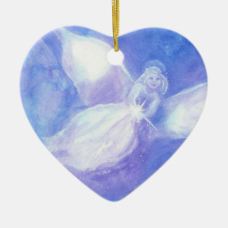 Messenger of Light Heart Christmas Ornament