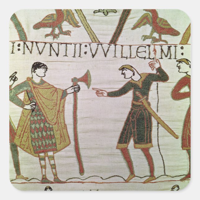 Messengers of Duke William came to find Count Square Sticker (Front)