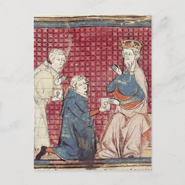 Messengers telling Charlemagne Postcard (Front)