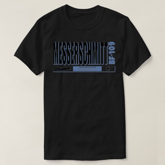 Messerschmitt Fighter  T-Shirt (Design Front)