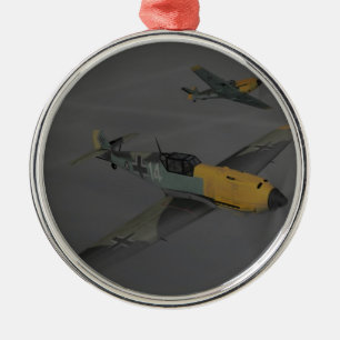 Messerschmitt ME109 Metal Tree Decoration