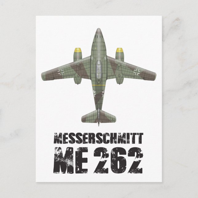 MESSERSCHMITT ME262 SCHWALBE POSTCARD (Front)