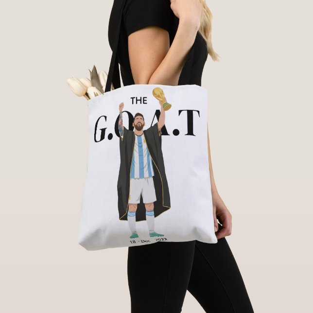 Messi World Cup Champion  Tote Bag (Close Up)