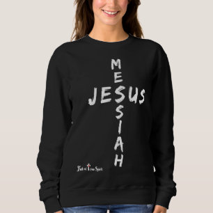 Messiah Jesus Cross #Easter #Christmas Christian Sweatshirt