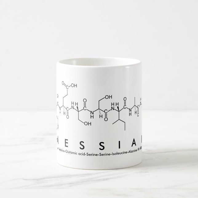 Messiah peptide name mug (Center)