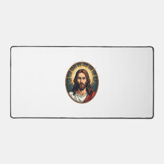 Messiah Sunburst Seal Vintage Engraving Shirt 2 Desk Mat