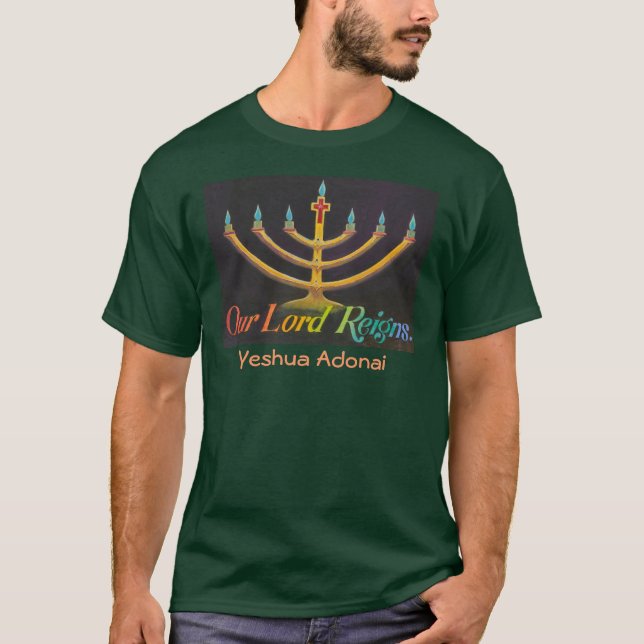 Messianic Menorah Shirt (Front)