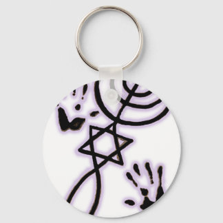 Messianic prints key ring