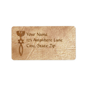 Messianic Seal Aged - Address Labels