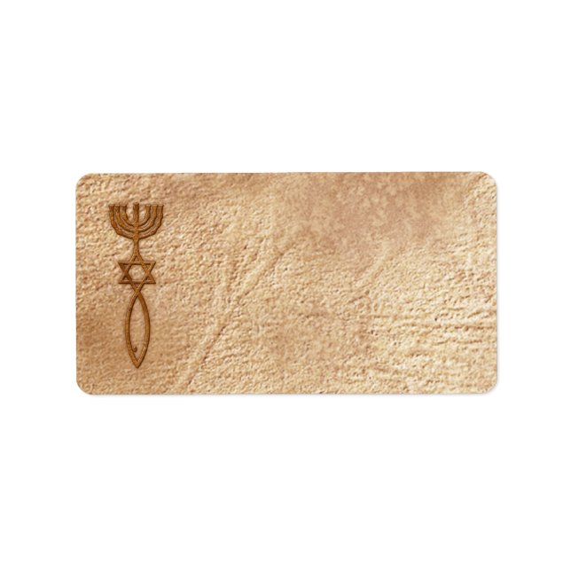 Messianic Seal Aged - Address Labels Blank (Front)