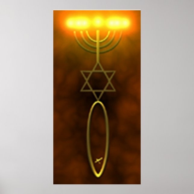 Messianic Seal Wall-Hanging Poster (Front)