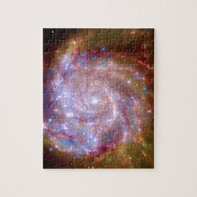 Messier 101 Spiral Galaxy - Hubble Telescope Photo Jigsaw Puzzle (Vertical)