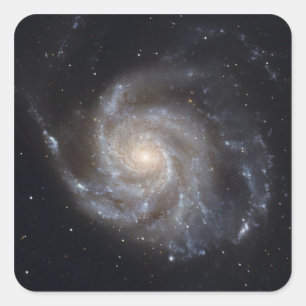 Messier 101, the Pinwheel Galaxy Square Sticker