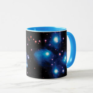 Messier 45 Pleiades Star Cluster NASA Space Photo Mug