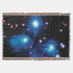 Messier 45 Pleiades Star Cluster NASA Space Photo Throw Blanket