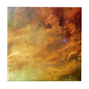Messier 8 Lagoon Nebula - NASA Hubble Space Photo Tile