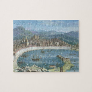 Messina - a Panoramic View of the Port Jigsaw Puzzle