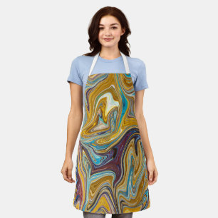 Messy Abstract Painting Best abstract art Apron
