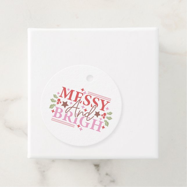 Messy and Bright Christmas  Favour Tags (In Situ)