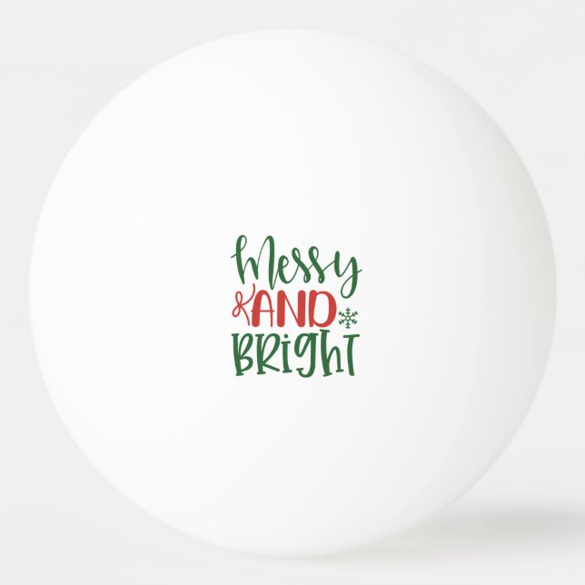 Messy And Bright Ping Pong Ball (Front)