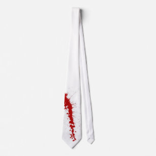 messy blood splatter tie!!!!! tie