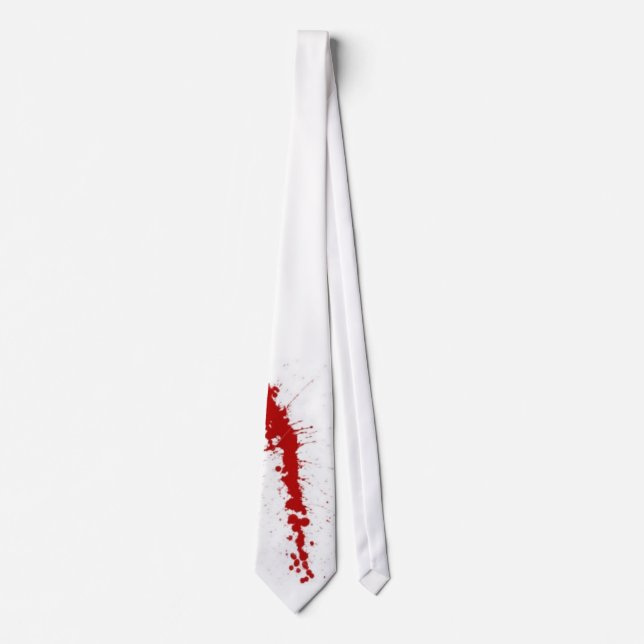 messy blood splatter tie!!!!! tie (Front)