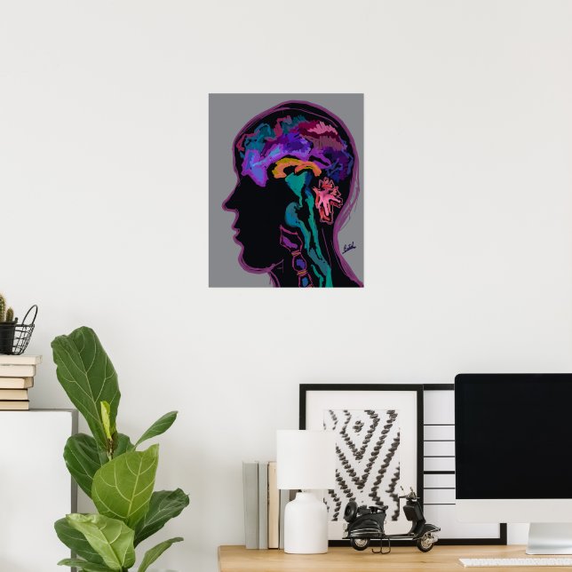 Messy Brain Poster (Home Office)