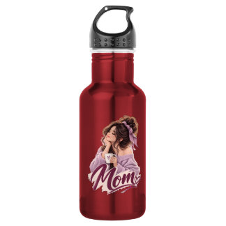Messy Bun Coffee Mum — Cosy Mum Life Aesthetic 532 Ml Water Bottle