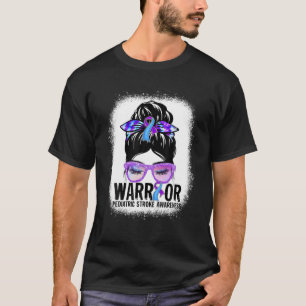 Messy Bun Leopard Purple T-Shirt
