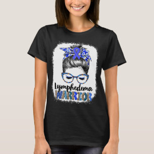 Messy Bun Lymphedema Warrior T-Shirt