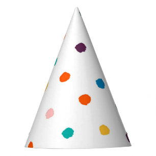 Messy Confetti Party Hat