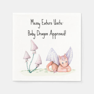 Messy Eaters Unite: Baby Dragon Approved!  Napkin