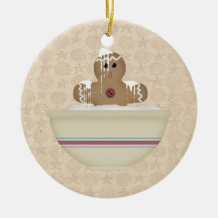 Messy Gingerbread Man Ornament