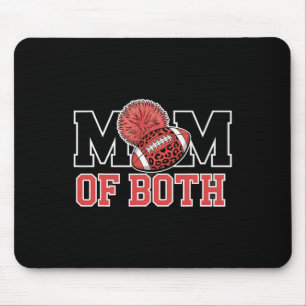 Messy Hair Flair Cheer Footll Cheerleading Mum Of  Mouse Mat