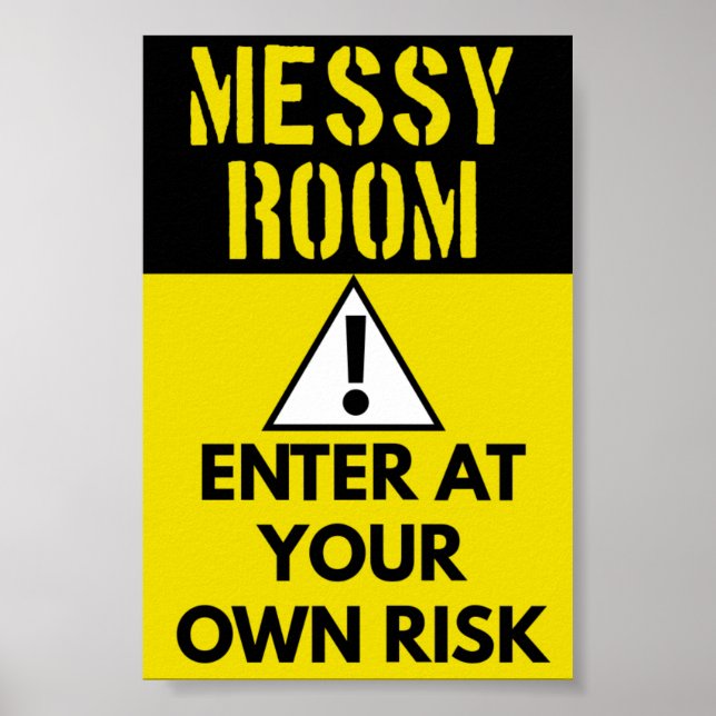 Messy room poster (Front)