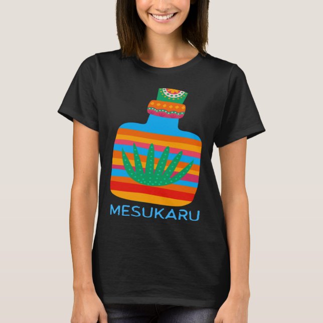 Mesukaru Mezcal Bottle T-Shirt (Front)
