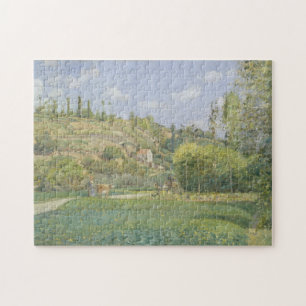 Met Art Cowherd at Valhermeil Camille Pissaro Jigsaw Puzzle