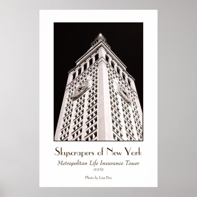 Met Life Tower Poster (Front)