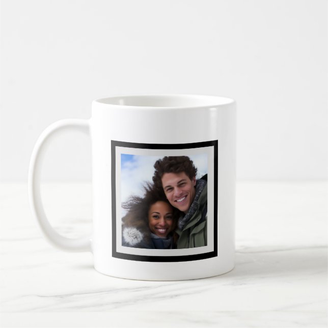 Met Online Personaled with Photo and Name  Coffee Mug (Left)