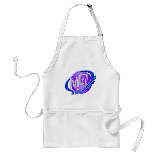 MET ORB SWOOSH LOGO MECHANCIAL ENGINEER TECH STANDARD APRON (Front)