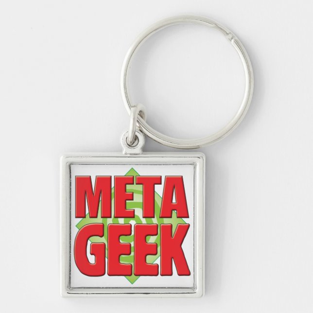 Meta Geek v2 Key Ring (Front)