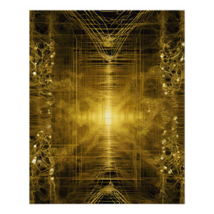 Metadimensional Corridor Poster