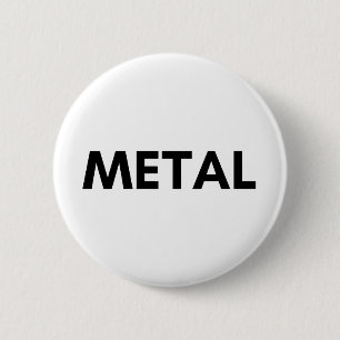 metal 6 cm round badge